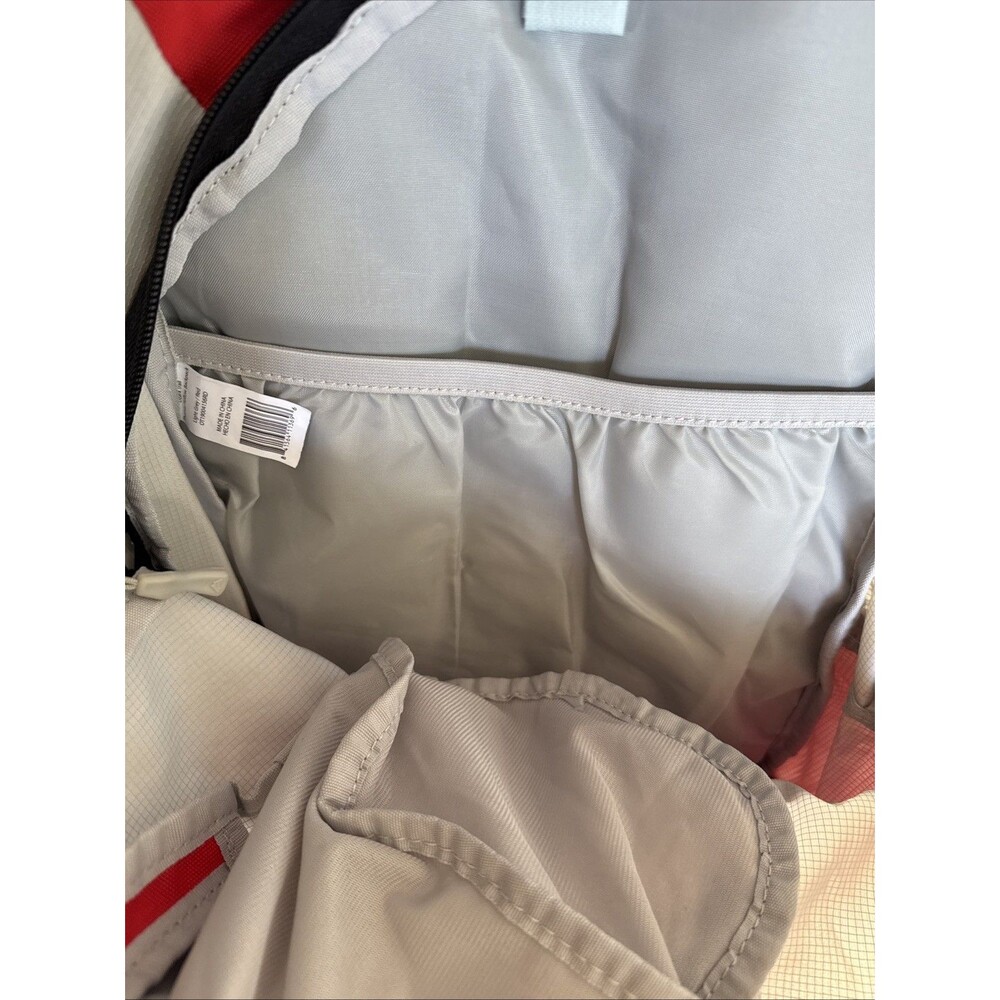 Ozark trail Thomas hollow backpack light gray/red  Great Condition! - Picture 9 of 10